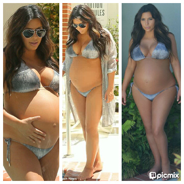 See The Bikini Photos Kim Kardashian Took 2 Days Before Giving Birth 1